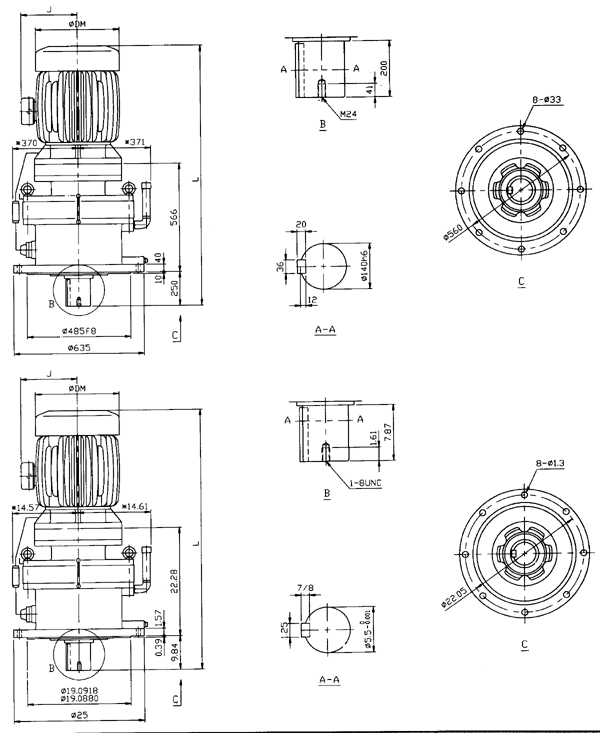 600ϵД[݆pٙCpʽγߴ(TDVM623/16TDVM623/18TVM624/16TVM624/18TVM625/17TVM625/19TDVM626/19TDVM627/19